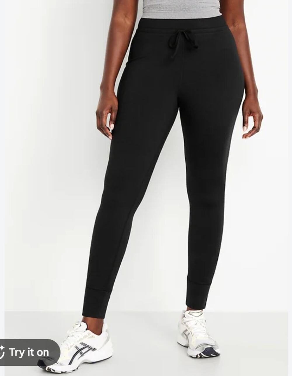 Old Navy Extra High-Waisted CloudComfy Jogger Leggings Black Size M